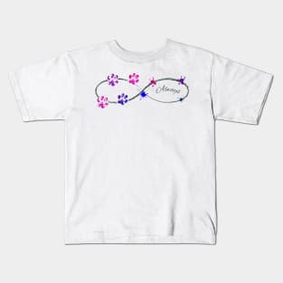 Always Dog Paws Kids T-Shirt